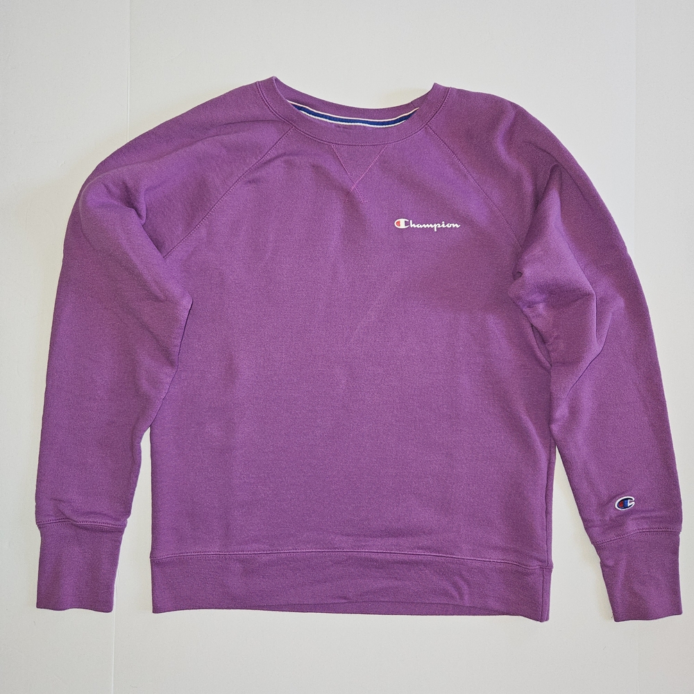 Champion Women's Medium Crewneck Sweatshirt in Light Purple